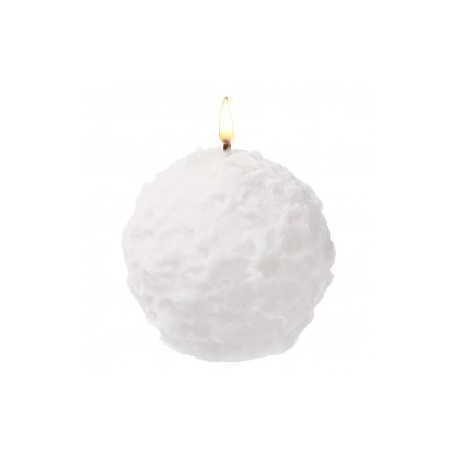 Snowball candle mold