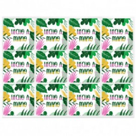 Tropical handmade stickers