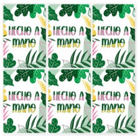 Rectangular stickers made by tropical handmade