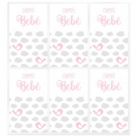 Baby shampoo stickers