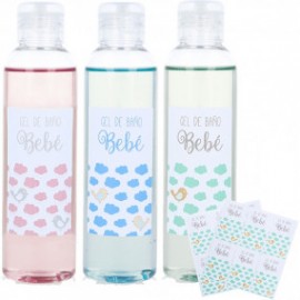 Baby shower gel stickers