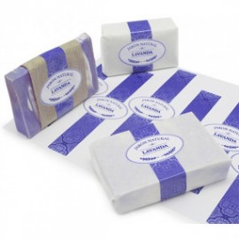 Lavender soap stickers