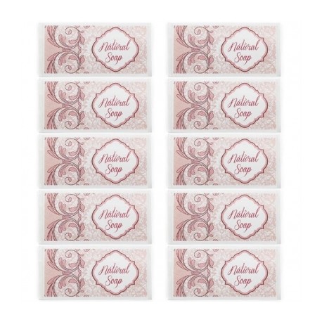 Pink stickers natural soap