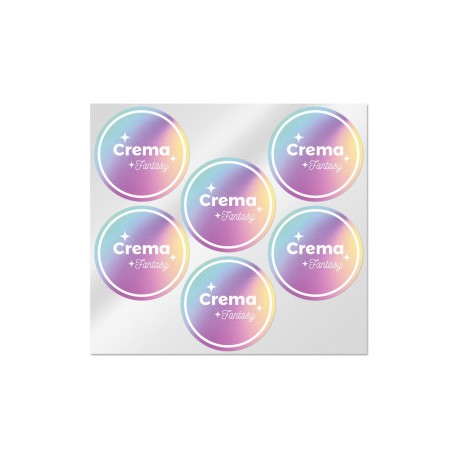 Stickers for fantasy creams