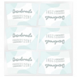 Stickers for homemade deodorant