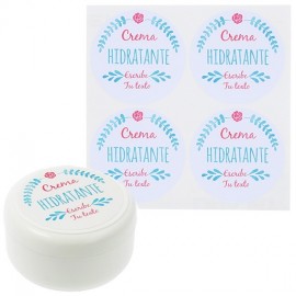 Personalized stickers moisturizer kit