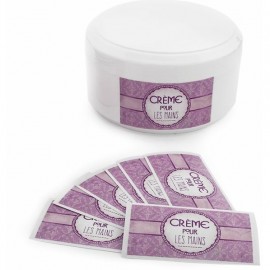 Purple stickers crème pour les mains